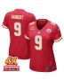 Blaine Gabbert 9 Kansas City Chiefs Super Bowl LVIII Champions 4X Game Women Jersey – Red