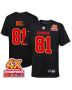 Blake Bell 81 Kansas City Chiefs Super Bowl LVIII Champions 4X Fashion Game YOUTH Jersey – Carbon Black