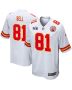 Blake Bell 81 Kansas City Chiefs Super Bowl LVIII Patch Game Men Jersey – White