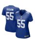 Boogie Basham 55 New York Giants Women’s Game Jersey – Royal