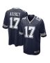 Brandon Aubrey 17 Dallas Cowboys Team Game Men Jersey – Navy