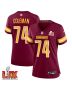 Brandon Coleman #74 Washington Commanders Super Bowl LIX Women’s Jersey – Burgundy