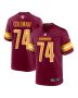Brandon Coleman 74 Washington Commanders Game Men Jersey – Burgundy