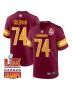 Brandon Coleman 74 Washington Commanders Super Bowl LIX Champions Patch Game Men Jersey – Burgundy