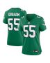 Brandon Graham 55 Philadelphia Eagles Women’s Alternate Game Jersey – Kelly Green