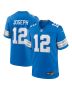 Brandon Joseph 12 Detroit Lions Team Game Men Jersey – Blue