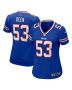 Branson Deen 53 Buffalo Bills Women’s Game Jersey – Royal