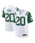 Breece Hall 20 New York Jets Classic Alternate Game Men Jersey – White