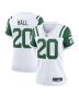 Breece Hall 20 New York Jets Women’s Classic Alternate Game Jersey – White