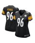 Breiden Fehoko 96 Pittsburgh Steelers Women’s Game Jersey – Black