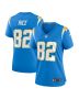 Brenden Rice 82 Los Angeles Chargers Women’s Game Jersey – Powder Blue