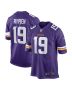 Brett Rypien 19 Minnesota Vikings Game Men Jersey – Purple