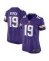 Brett Rypien 19 Minnesota Vikings Women’s Game Jersey – Purple