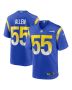 Brian Allen 55 Los Angeles Rams Men Game Jersey – Royal