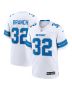 Brian Branch 32 Detroit Lions White Game Men Jersey – White