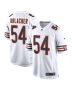 Brian Urlacher 54 Chicago Bears Men Retired Game Jersey – White