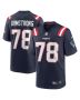 Bruce Armstrong 78 New England Patriots Men Game Retired Jersey – Navy