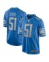 Bruce Irvin 51 Detroit Lions Game Men Jersey – Blue