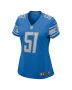 Bruce Irvin 51 Detroit Lions Game Women Jersey – Blue