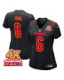 Bryan Cook 6 Kansas City Chiefs Super Bowl LVIII Champions 4X Fashion Game Women Jersey – Carbon Black