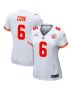 Bryan Cook 6 Kansas City Chiefs Super Bowl LVIII Patch Game Women Jersey – White