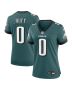 Bryce Huff 0 Philadelphia Eagles Game Women Jersey – Midnight Green