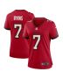 Bucky Irving 7 Tampa Bay Buccaneers Game Women Jersey – Red