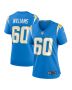 Bucky Williams 60 Los Angeles Chargers Women’s Game Jersey – Powder Blue