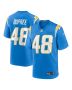 Bud Dupree 48 Los Angeles Chargers Team Game Men Jersey – Powder Blue