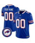 Buffalo Bills 50th Charging Logo Patch Game Custom Men Jersey – Royal