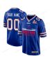 Buffalo Bills Super Bowl LIX Champions Ball Game Men Custom Jersey – Royal