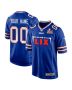Buffalo Bills Super Bowl LIX Champions Simple Style Game Men Custom Jersey – Royal
