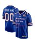 Buffalo Bills Super Bowl LIX Champions V3 Game Men Custom Jersey – Royal