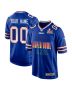 Buffalo Bills Super Bowl LIX Game Men Custom Jersey – Royal