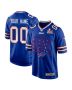 Buffalo Bills Super Bowl LIX V2 Game Men Custom Jersey – Royal