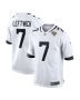 Byron Leftwich 7 Jacksonville Jaguars Men Retired Game Jersey – White