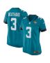 C.J. Beathard 3 Jacksonville Jaguars Women Game Jersey – Teal