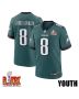 C.J. Gardner-Johnson #8 Philadelphia Eagles Super Bowl LIX YOUTH Jersey – Midnight Green