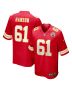 C.J. Hanson 61 Kansas City Chiefs Game Men Jersey – Red