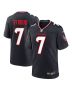 C.J. Stroud 7 Houston Texans Game Jersey – Men, Navy