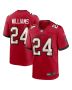 Cadillac Williams 24 Tampa Bay Buccaneers Men Game Retired Jersey – Red