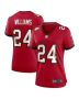 Cadillac Williams 24 Tampa Bay Buccaneers Women Game Retired Jersey – Red