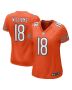 Caleb Williams 18 Chicago Bears Women Alternate Game Jersey – Orange