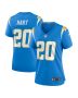 Cam Hart 20 Los Angeles Chargers Women’s Game Jersey – Powder Blue