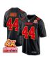 Cam Jones 44 Kansas City Chiefs Super Bowl LVIII Champions 4X Fashion Game Men Jersey – Carbon Black