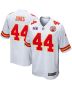 Cam Jones 44 Kansas City Chiefs Super Bowl LVIII Patch Game Men Jersey – White