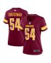 Camaron Cheeseman 54 Washington Commanders Women Game Jersey – Burgundy