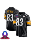 Cameron Heyward 83 Pittsburgh Steelers 2025 Pro Bowl Patch Game Men Jersey – Black