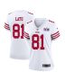 Cameron Latu 81 San Francisco 49ers Super Bowl LVIII Patch Game Women Jersey – White
