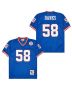 Carl Banks 58 New York Giants Spider Lockhart 43 Patch Throwback Men Jersey – Blue